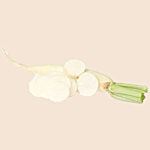 fresho! Radish - White, Organically Grown (Loose) 1 kg