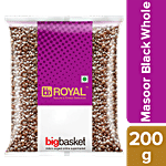 bb Royal Whole Unpolished Black Masoor 200 g Pouch