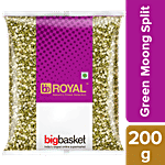bb Royal Green Moong Split/Chilka//Hesaru Kaalu 200 g Pouch