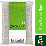 bb Popular Ponni Raw Rice - 6+ Months Old 5 kg Pouch