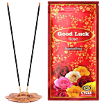 Cycle Good Luck Rose Agarbatti for Daily Puja, Rituals with Rose fragrance 110 g