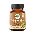 Organic India Ashwagandha Capsules 60 pcs Bottle