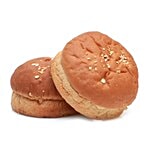 Fresho Burger Bun - Whole Wheat, Freshly Baked, Chemical Free 160 g