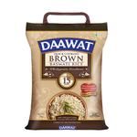 Daawat Basmati Rice/Basmati Akki - Brown (Quick Cooking) 5 kg Pouch
