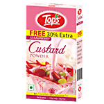 Tops Custard Powder - Strawberry 100 g Carton