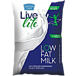 Mother Dairy Live Lite Low Fat Milk 450 ml Pouch