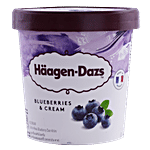 Haagen-Dazs Ice Cream - Blueberries & Cream 473 ml Tub