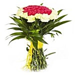 FERNS N PETALS Flower Bouquet - Love & Devotion 400 g