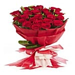 FERNS N PETALS Flower Bouquet - Romantic 400 g