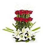 FERNS N PETALS Flower Bouquet - True Love 400 g