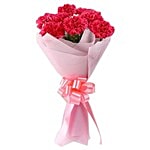 Ferns N Petals Pvt Ltd Flower Bouquet - Pink Carnations N Love 400 g