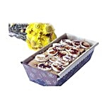 BHealthy Whole Wheat Cake - Banana Frosty, Eggless 250 g