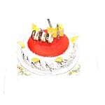 Cake Square Fresh Cakes - Strawberry Vanilla 1 kg