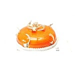 Cake Square Fresh Cakes - Strawberry Mango, Eggless 1 kg