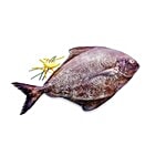 Antony Fish Shop. Fish - Vavval / Black Pomfret 1 kg Gravy Cut