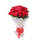 Fernsnpetals Indiranagar Flower Bouquet - Vivid 24 Red Roses 1 pc