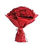 Fernsnpetals Indiranagar Flower Bouquet - Hot Red 1 pc