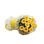 Fernsnpetals Indiranagar Flower Bouquet - Yellow Delight 1 pc