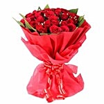 Blooms & Bouquets Flower Bouquet - 20 Delightful Red Roses 1 pc