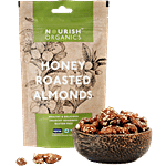 Nourish Organics Honey Roasted Almonds - Healthy & Delicious, Gluten-Free 100 g 