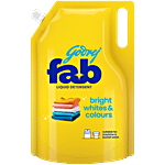 Godrej Fab Fab Liquid Detergent Refill Pouch for Machine Wash 850 ml