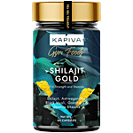 Kapiva Shilajit Gold Capsules - Boosts Stamina In 4 Weeks, Ayurvedic 60 pcs Bottle