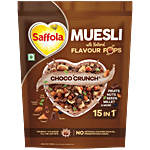 Saffola Muesli - Choco Crunch With Flavour Pops 450 g Pouch