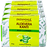 Patanjali Aloevera Kanti Body Cleanser 75 g (Buy 4 Get 1 Free)