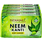 Patanjali Neem Kanti Body Cleanser 75 g (Buy 4 Get 1 Free)