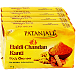 Patanjali Haldi Chandan Kanti Body Cleanser 75 g (Buy 4 Get 1 Free)
