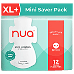 Nua Complete Comfort Sanitary Pads - Heavy Flow, XL+ 12 pcs Pouch
