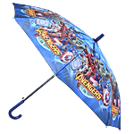 Citizen Kids Umbrella, Auto Open, Marvel Avengers, Blue 1 pc