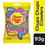 Chupa Chups Sour Crawlers Soft Candy - Assorted Flavour 93 g Pouch