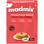 Madmix Protein Punch Quinoa Instant Chilla Premix - With Free Chutney 270 g Carton