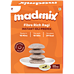 Madmix Fibre Rich Ragi Instant Idli Premix - With Free Chutney 270 g Carton