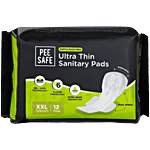 Pee Safe Ultra Thin Sanitary Pads - XXL 12 pcs