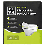 Pee Safe Disposable Period Panty - L-XL 4 pcs 