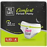 Pee Safe Full Coverage Leak-Proof Period Panty - L-XL 4 pcs