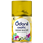 Odonil  Exotic Automatic Spray Refill - Gold Jasmine, 2x Long Lasting, Fits all Machines 225 ml Carton