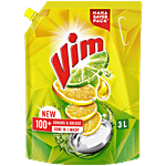 Vim Lemon Dishwash Liquid 3 L