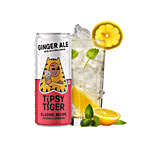 Tipsy Tiger Ginger Ale - Made With Real Ginger 250 ml Tin
