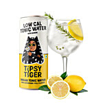 Tipsy Tiger Indian Tonic Water With Quinine - Low Calorie 250 ml Tin