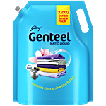 Genteel Matic Liquid Detergent Refill For Top Load Washing 3.2 kg Pouch