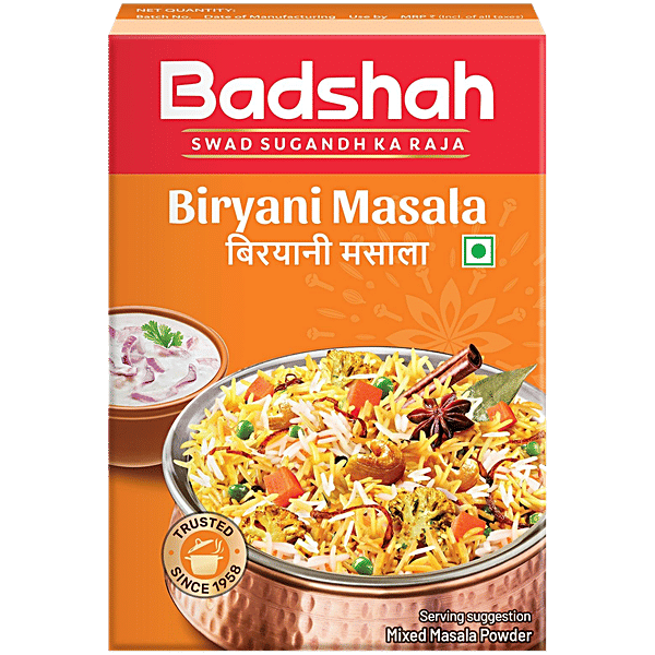 Buy Badshah Masala Pulav Biryani 100 Gm Carton Online at the Best Price of  Rs 120.7 - bigbasket