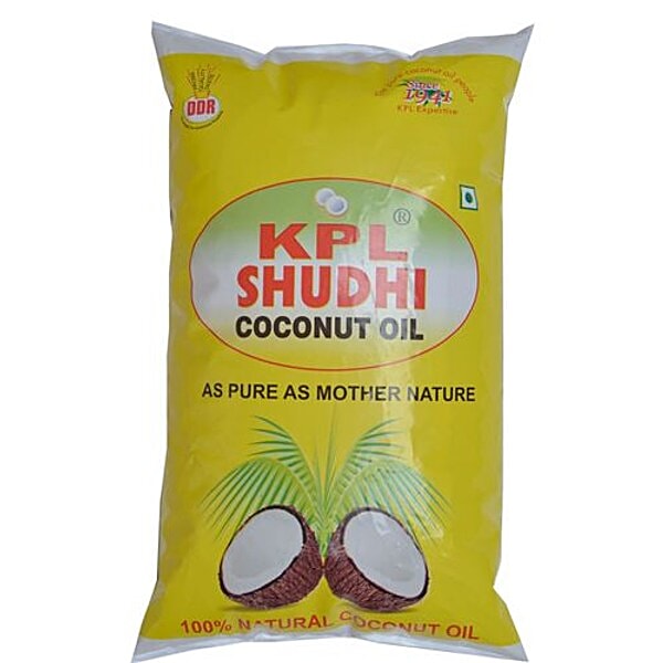 Buy Kpl Shudhi Coconut Oil 1 Ltr Pouch Online At Best Price of Rs 198