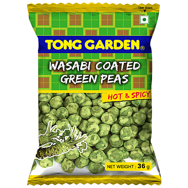 Buy Tong Garden Wasabi Coated Green Peas 45 gm Pouch Online at Best Price. of Rs 30 bigbasket