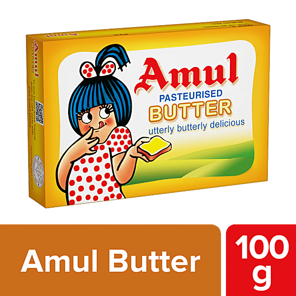 Buy Amul Pasteurized Butter 100 Gm Carton Online At Best Price of Rs 58 bigbasket