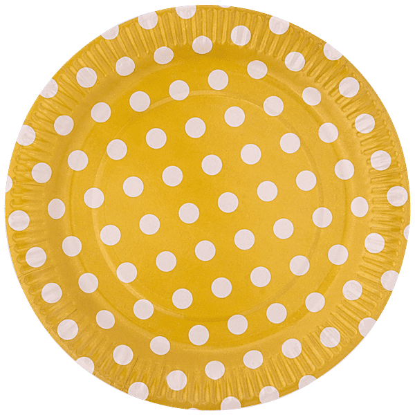 Buy Origami Paper Plates Printed Poly Coated 50 Pcs 230 Mm Pouch Online at the Best Price of Rs