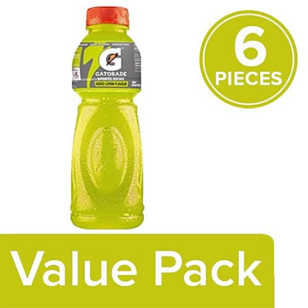 Buy Gatorade Sports Drink Lemon Flavor 6x500 ml (Multipack) Online at