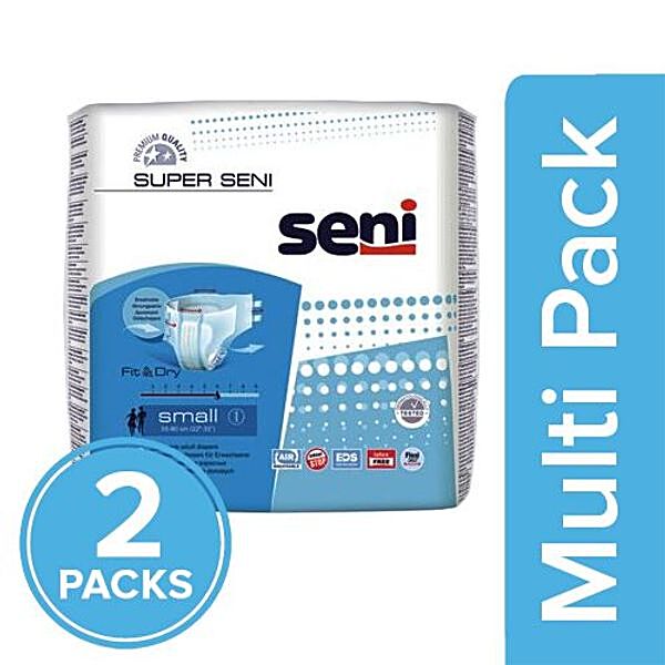 Buy Seni Super Breathable Adult Diapers - Small 2x10 pcs (Multipack) Online  at Best Price. of Rs 1398 - bigbasket